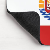 ポリネフランスのシア国旗のマウスパッド マウスパッド (コーナー)