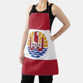 ポリネフランスのシア国旗 エプロン (インサイチュ)