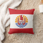 ポリネフランスのシア国旗 クッション (ブランケット)