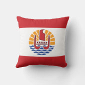 ポリネフランスのシア国旗 クッション (裏面)