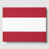 ポリネフランスのシア国旗 ゲストブック (裏面)