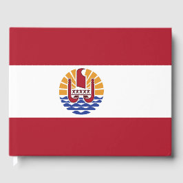 ポリネフランスのシア国旗 ゲストブック