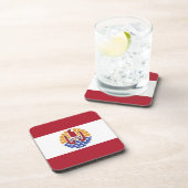 ポリネフランスのシア国旗 コースター (右側)