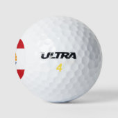 ポリネフランスのシア国旗 ゴルフボール (ロゴ)