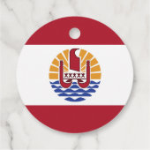 ポリネフランスのシア国旗 フェイバータグ (裏面)