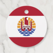 ポリネフランスのシア国旗 フェイバータグ (正面)