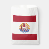 ポリネフランスのシア国旗 フェイバーバッグ (正面)