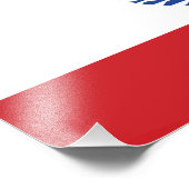 ポリネフランスのシア国旗 フォトプリント            (角)