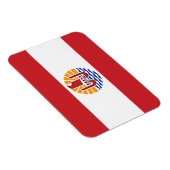 ポリネフランスのシア国旗 マグネット (右側)