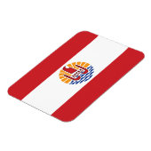 ポリネフランスのシア国旗 マグネット (左側)