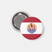 ポリネフランスのシア国旗 マグネット (正面/裏面)