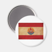 ポリネフランスのシア国旗 マグネット (正面/裏面)