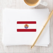 ポリネフランスのシア国旗 ラベル (インサイチュ)