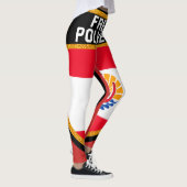 ポリネフランスのシア国旗 レギンス (右)