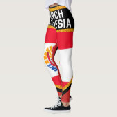 ポリネフランスのシア国旗 レギンス (左)