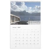 ポリネフランスのシア カレンダー (1月 2027)