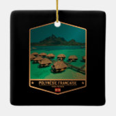 ポリネフランスのシア セラミックオーナメント (裏面)