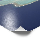 ポリネフランスのシア、タヒチ、ボラ・ボラ。100 フォトプリント (角)