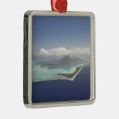 ポリネフランスのシア、タヒチ、ボラ・ボラ。100 メタルオーナメント (右)