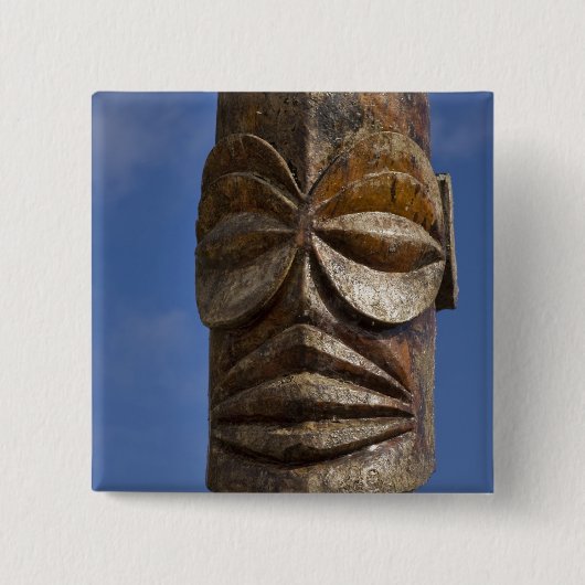 ポリネフランスのシア、調理師諸島、ラロトンガ 缶バッジ (正面)