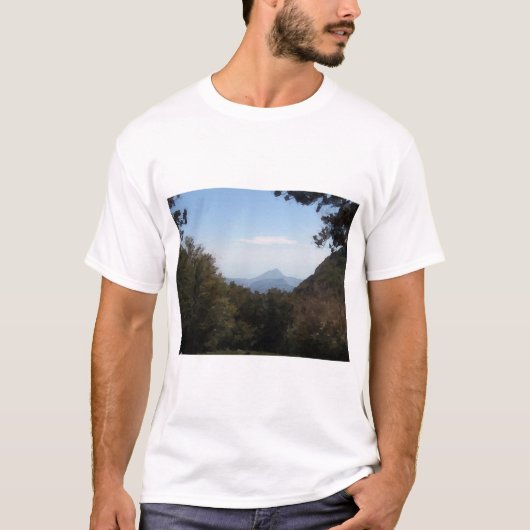 ポリノ国立公園の水彩画 Tシャツ (正面)