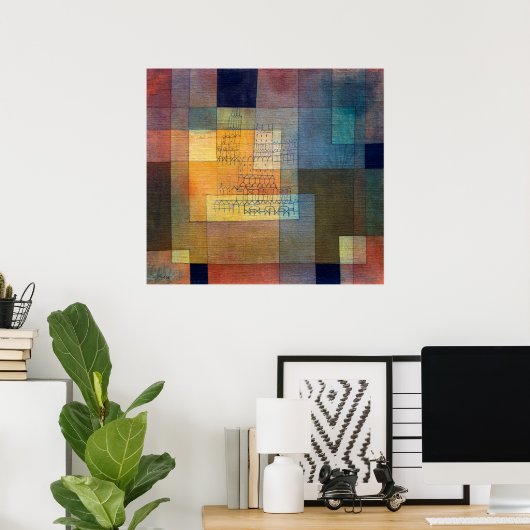 ポリフォニック構造 |ポール・クレー | ポスター (ホームオフィス)