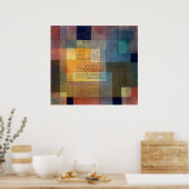 ポリフォニック構造 |ポール・クレー | ポスター (キッチン)