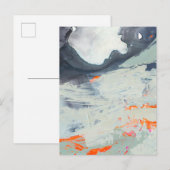 ポリフォニック海 – ベージュ ポストカード (正面/裏面)