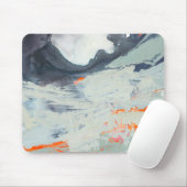 ポリフォニック海 – ベージュ マウスパッド (マウス)