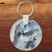 ポリフォニック海 – 青 キーホルダー (正面)