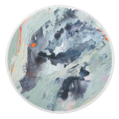 ポリフォニック海 – 青 セラミックノブ (正面)