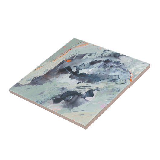 ポリフォニック海 – 青 タイル (側面)