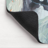 ポリフォニック海 – 青 マウスパッド (コーナー)