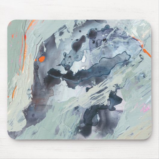 ポリフォニック海 – 青 マウスパッド (正面)