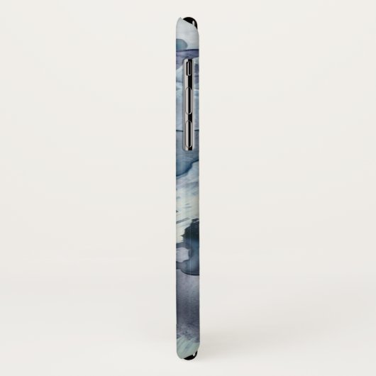 ポリフォニック海 – 青 Case-Mate iPhoneケース (裏面/左)