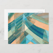 ポリフォニック電流、1929年Paul Klee著 ポストカード (正面/裏面)