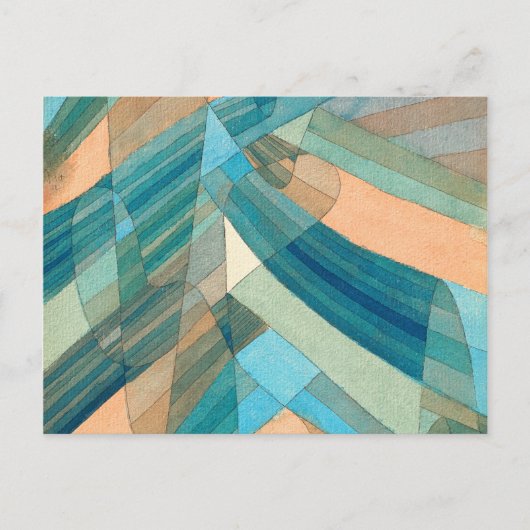 ポリフォニック電流、1929年Paul Klee著 ポストカード (正面)