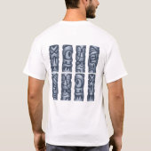 ポリペプチドのトーテム Tシャツ (裏面)