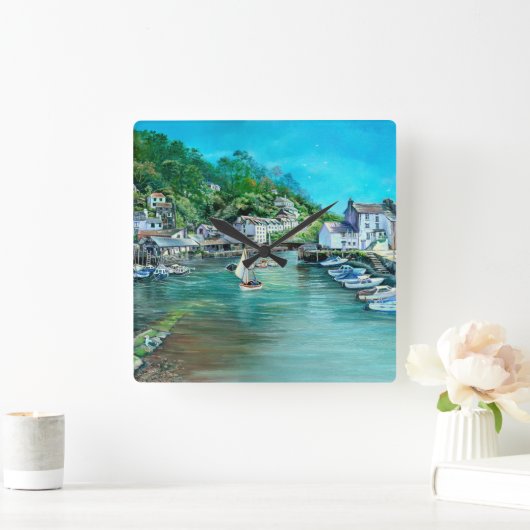 ポリペロの夢 スクエア壁時計 (ホーム)