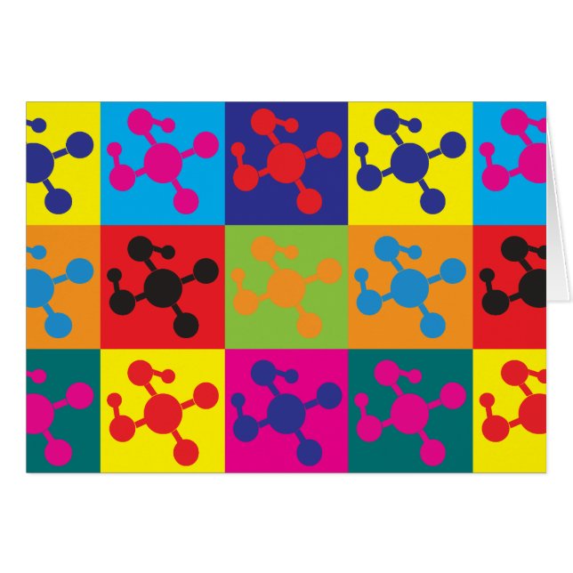 ポリマー化学ポップアート (正面横)