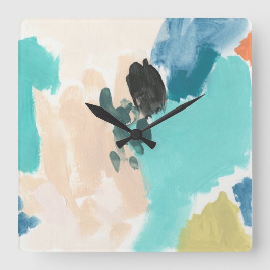 ポリマーIII スクエア壁時計 (正面)