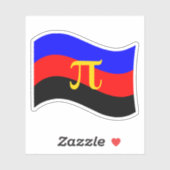 ポリメモリプライドシンボル波状フラグ シール (シート)