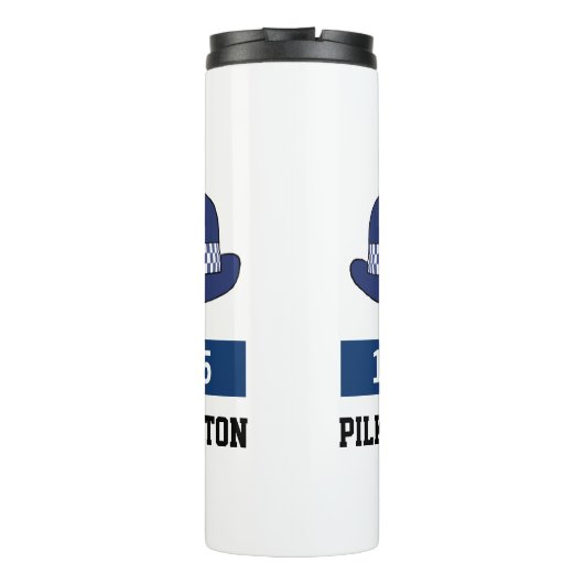 ポリーウーマンギフト。英国警察官WPC帽子 タンブラー (裏面)