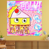 ポリーケーキ – トルティーナ – キャンバスプリント (インサイチュ (リビング))