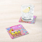 ポリーケーキ – トルティーナ –  スクエアペーパーコースター (インサイチュ)