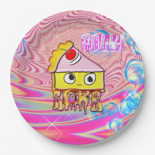 ポリーケーキ – トルティーナ –  ペーパープレート (正面)