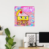 ポリーケーキ – トルティーナ –  ポスター (ホームオフィス)