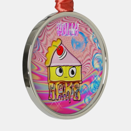 ポリーケーキ – トルティーナ –  メタルオーナメント (右)