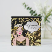 ポリーホストグランドアートポップ・アートの招待状 招待状 (スタンド正面)