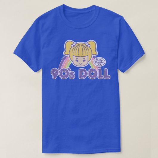 ポリーポケット90s人形 tシャツ (デザイン正面)